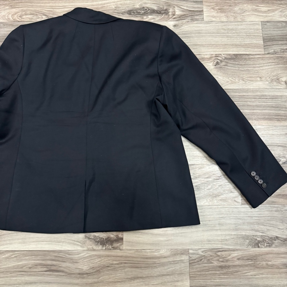 J. Crew Helena Black Twill Classic Blazer Size 20 - Picture 9 of 10
